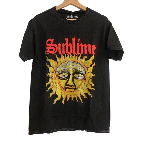Sublime Freedom Black Vintage Washed Band Tshirt Men’s Size Medium - Picture 1 of 2